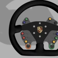 DIY PORSCHE 911 GT3 Fiber SABELT Steering Wheel