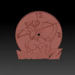 DragonBall clock base 3D