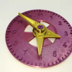 Educational Analog Clock Model