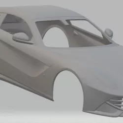 Ferrari F12 Berlinetta Printable Body Car