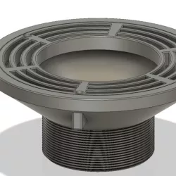Floor Drain Grate Round 200x100 with 110 hole for balcony