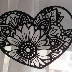 Floral Heart 2D
