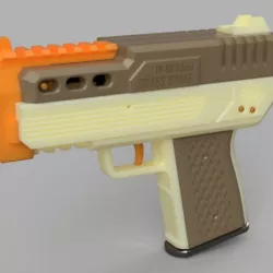 FP-68 Grass Snake Compact FTW flywheel pistol foam blaster
