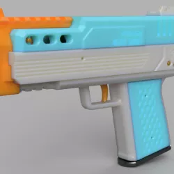 FP-68D Night Snake Compact dual cage FTW flywheel pistol foam blaster