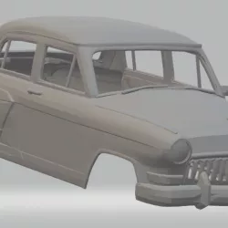 GAZ 21 - 2 Printable Body Car