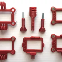 Gopro hero5 hero6 hero7 magnet and suction cup mount set
