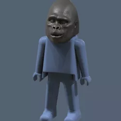 Gorilla head