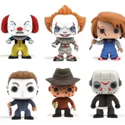 halloween pack funko x6 it chucky freddy krueger myers jason