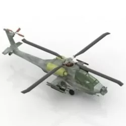 Helicopter AH-64 Apache