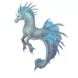hippocampus, horse, celestial creature, nature, animal,