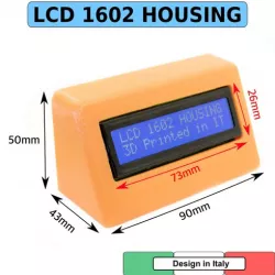 Hosing LCD 1602 16X2 - Arduino enclosure protection box case