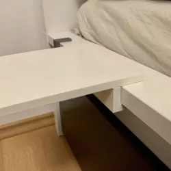 IKEA MALM bed small table
