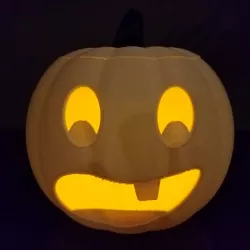 Jack-O'-Lantern Baby Face