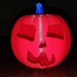 Jack-O'-Lantern Scary Face