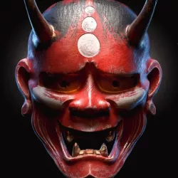 Japanese Mask 3D