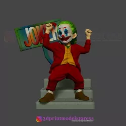 Joker Stylized Statue Movie DC Comic