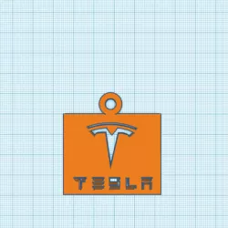 Keychain TESLA