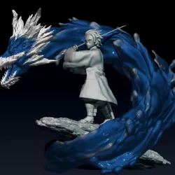 kimetsu no yaiba - demon slayer tanjiro statue/figurine
