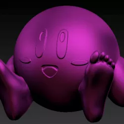 kirby sitting
