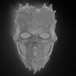 Krampus Demon mask
