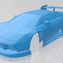 Lamborghini Diablo GTR Printable Body Car