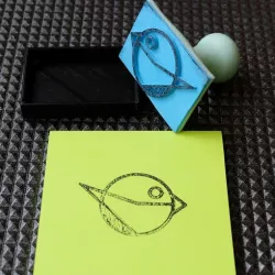 loiseaucreatif - Logo Ink Stamp
