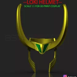 Loki Helmet - Avenger Marvel