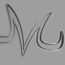 Majin Vegeta Logo Cookie Cutter