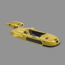 Mandalorian Speeder 'latest model' for Vintage Astromech