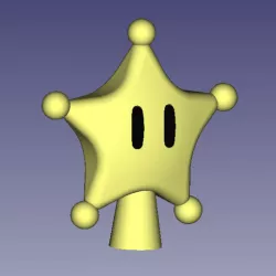 Mario Christmas star