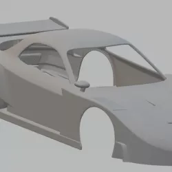 Mazda RX7 1996 Printable Body Car