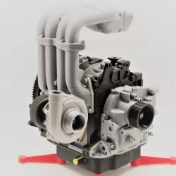 Mazda RX7 Wankel Rotary Engine 13B-REW - Working Model
