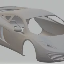 MC Laren MP12 Coupe Printable Body Car