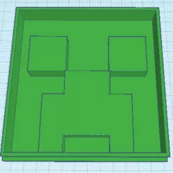Minecraft Creeper Cookie Cutter