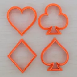 mini poker cookie cutter