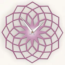 MODERN CLOCK FOR 3D PRINTING AND LASER CUTTING