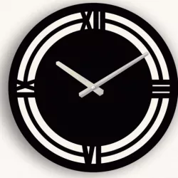 MODERN CLOCK FOR 3D PRINTING AND LASER CUTTING