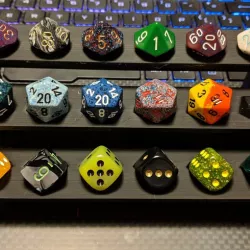 Modular Dice Display Shelves