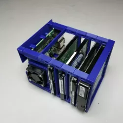 Modular NAS for 2.5 Inch Drives Fits Raspberry Pi 4 and NanoPi M4V2