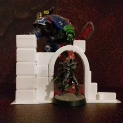 modular wall with door