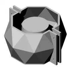 Molde para maceta de cemento