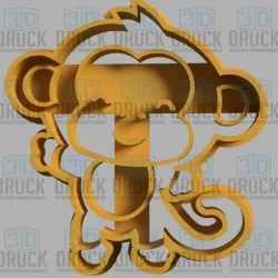 Monkey - Monkey Cookie Cutter