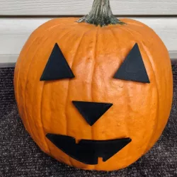 Mr. Pumpkin Head/Halloween Jack O Lantern Face/Kids Halloween Craft