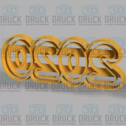 New Year 2020 - New Year 2020 Cookie Cutter