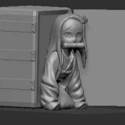 Nezuko in the box -3D Print