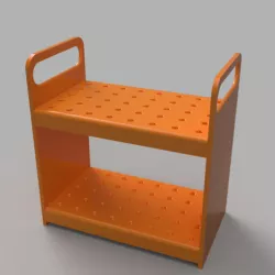 NMR Tube rack - Slot Together