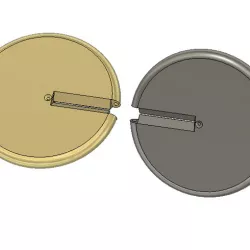 Oloid Base Model, Interlocking Circles