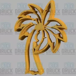 Palm tree - Palm tree Cookie Cutter