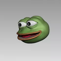 pepe the frog keychain