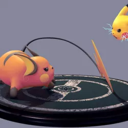 Pikachu and Raichu